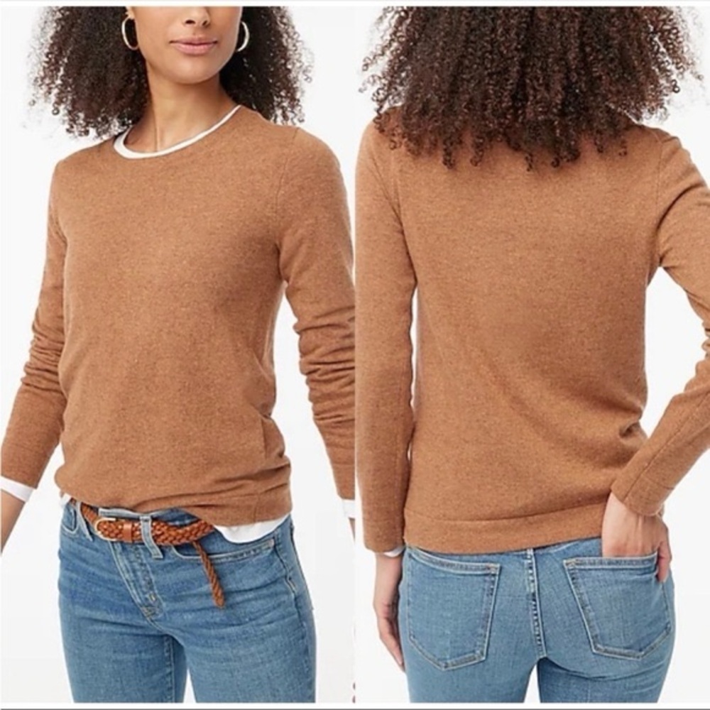 J. Crew Women's Brown Top Crew Teddie Sweater size xs
